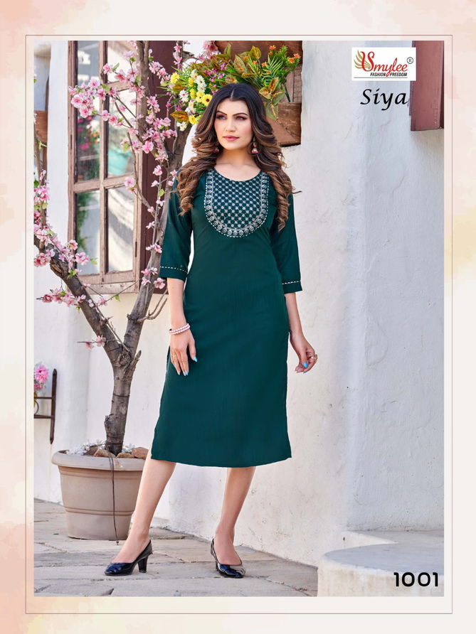 Rung Siya Ethnic Wear Wholesale Designer Kurtis Catalog